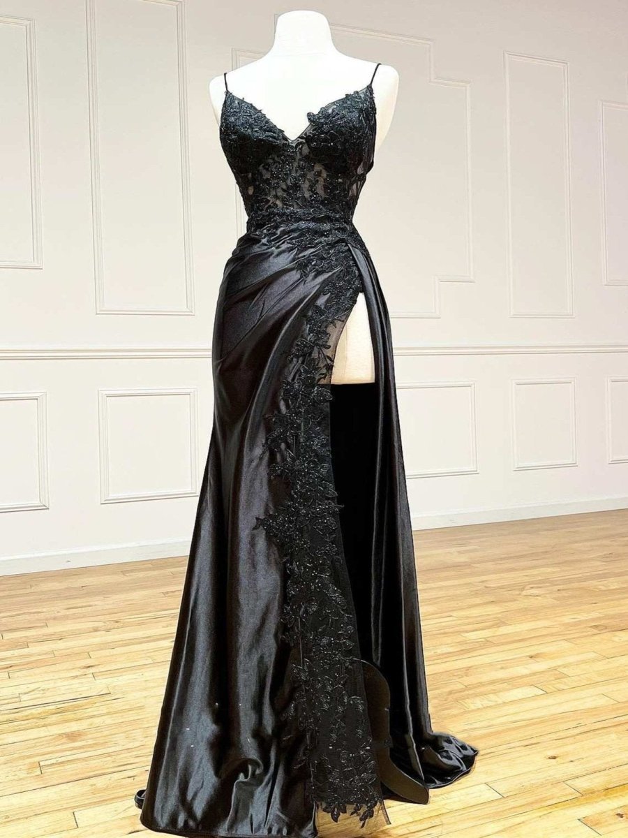 Off-Shoulder Lace Mermaid Prom Dress - Image 4